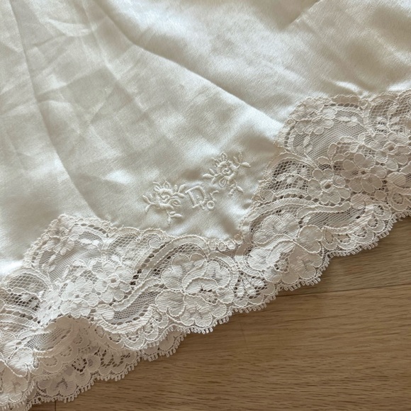 Vintage Christian Dior Silk Lace Slip Dress - Picture 6 of 7